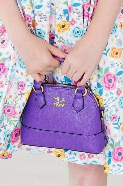Purple Girl's Crossbody Purse - Mila & Rose ® - Flyclothing LLC