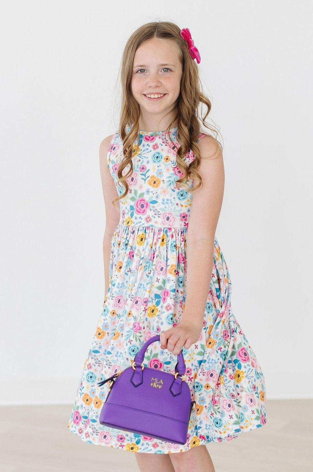 Purple Girl's Crossbody Purse - Mila & Rose ® - Flyclothing LLC