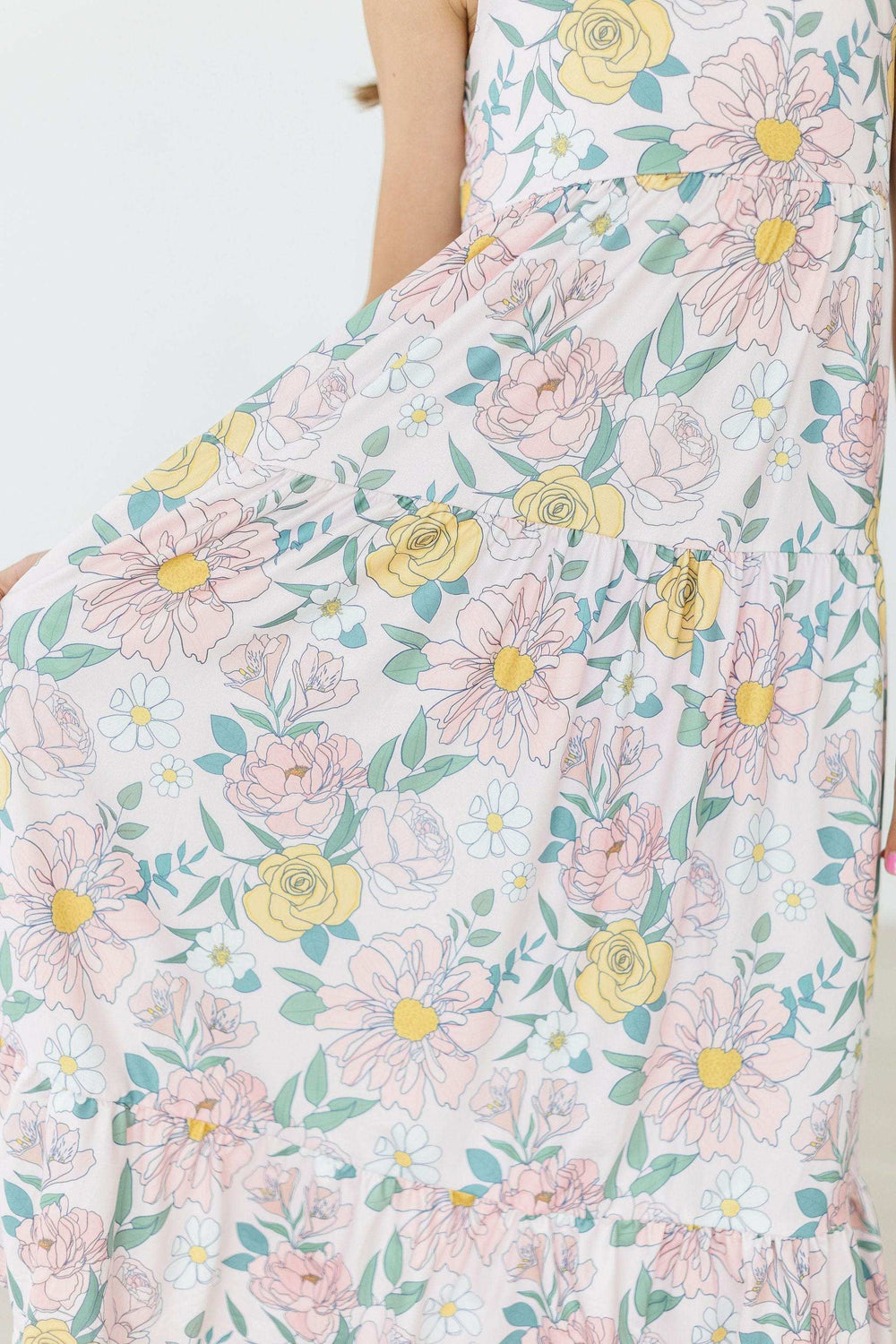 Autumn Breeze Ruffle Maxi Dress - Mila & Rose ® - Flyclothing LLC