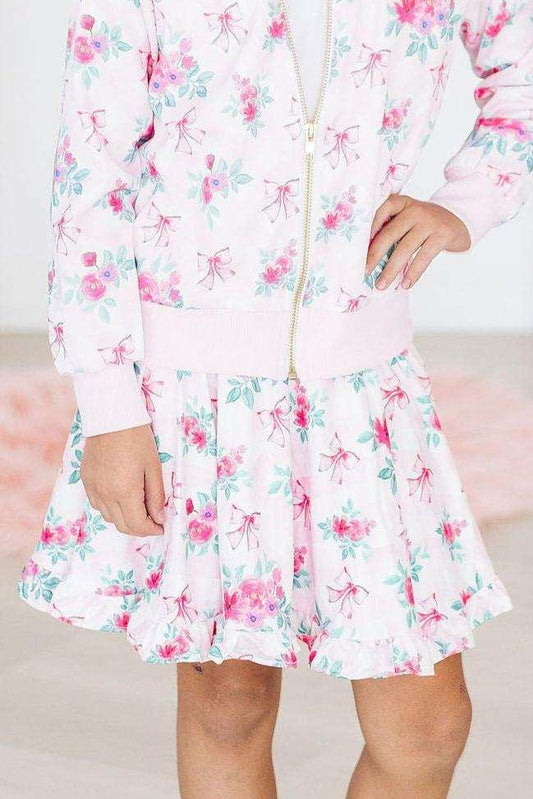Gingham Bows Ruffle Twirl Skort - Mila & Rose ® - Flyclothing LLC