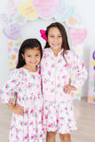 Gingham Bows Satin Jacket - Mila & Rose ® - Flyclothing LLC