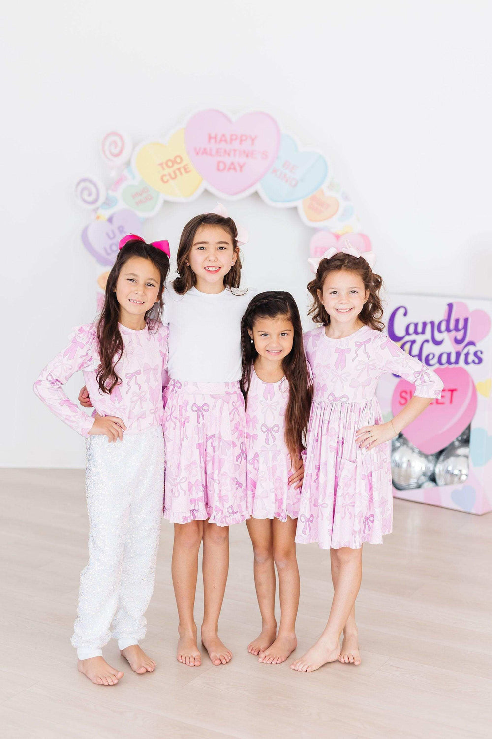 Twinkle Ties L/S Ruffle Tee - Mila & Rose ® - Flyclothing LLC