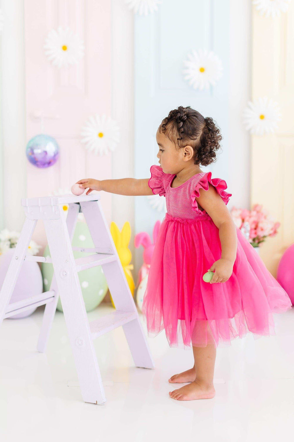 Hot Pink Shimmer Tutu Dress - Mila & Rose ® - Flyclothing LLC