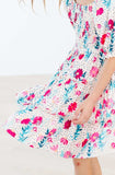 SALE Dots & Daisies Smocked Ruffle Dress - Mila & Rose ® - Flyclothing LLC