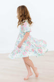 Minty Meadow Smocked Ruffle Dress - Mila & Rose ® - Flyclothing LLC
