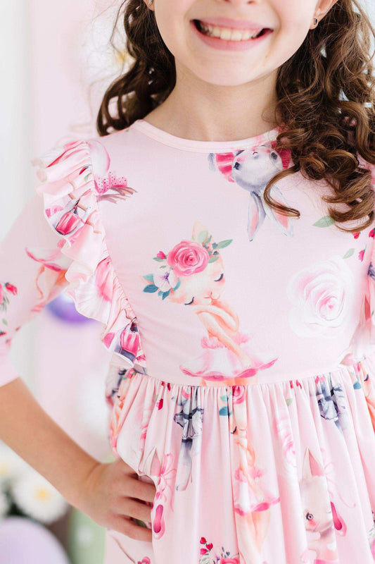 Ballet Beauties Ruffle Twirl Dress - Mila & Rose ® - Flyclothing LLC