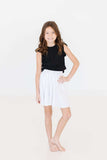 Black S/S Ruffle Tee - Mila & Rose ® - Flyclothing LLC