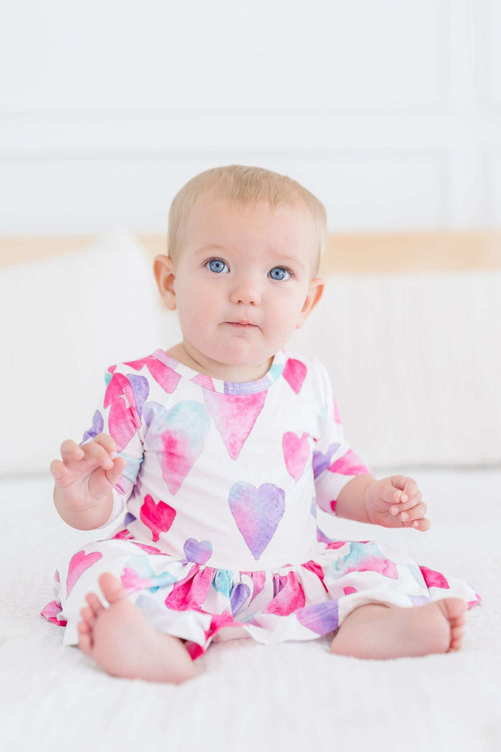 Light Hearted 3/4 Sleeve Twirl Bodysuit - Mila & Rose ® - Flyclothing LLC