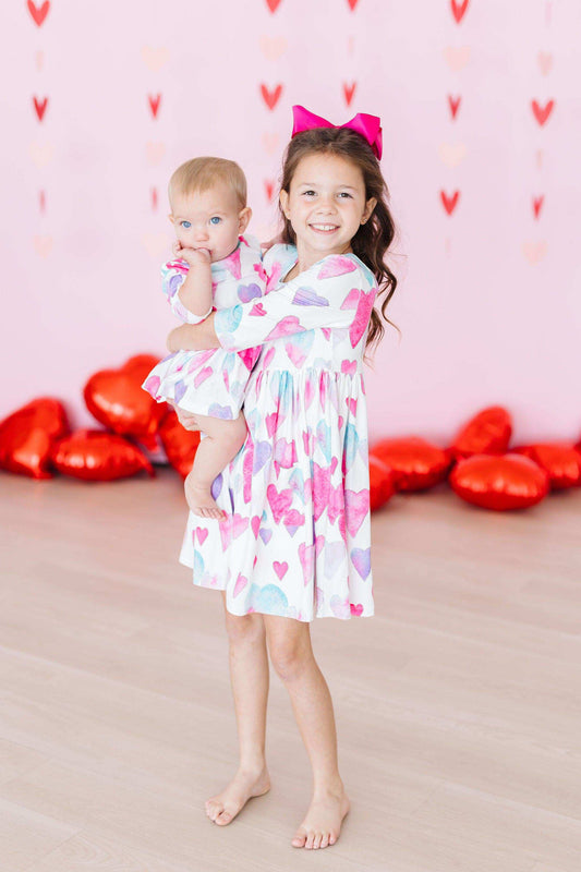 Light Hearted 3/4 Sleeve Twirl Bodysuit - Mila & Rose ® - Flyclothing LLC