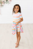 Spring Stripes S/S Pocket Twirl Dress - Mila & Rose ® - Flyclothing LLC
