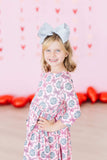SALE Disco Bows 3/4 Sleeve Pocket Twirl Dress - Mila & Rose ® - Flyclothing LLC