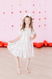 Rosebud Bows Smocked Ruffle Dress - Mila & Rose ® - Flyclothing LLC
