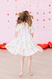 Rosebud Bows Smocked Ruffle Dress - Mila & Rose ® - Flyclothing LLC