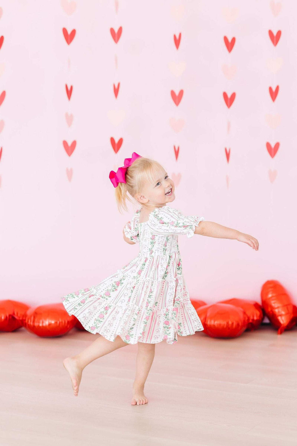 Rosebud Bows Smocked Ruffle Dress - Mila & Rose ® - Flyclothing LLC