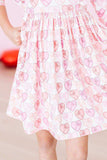 Melt My Heart 3/4 Sleeve Ruffle Twirl Dress - Mila & Rose ® - Flyclothing LLC