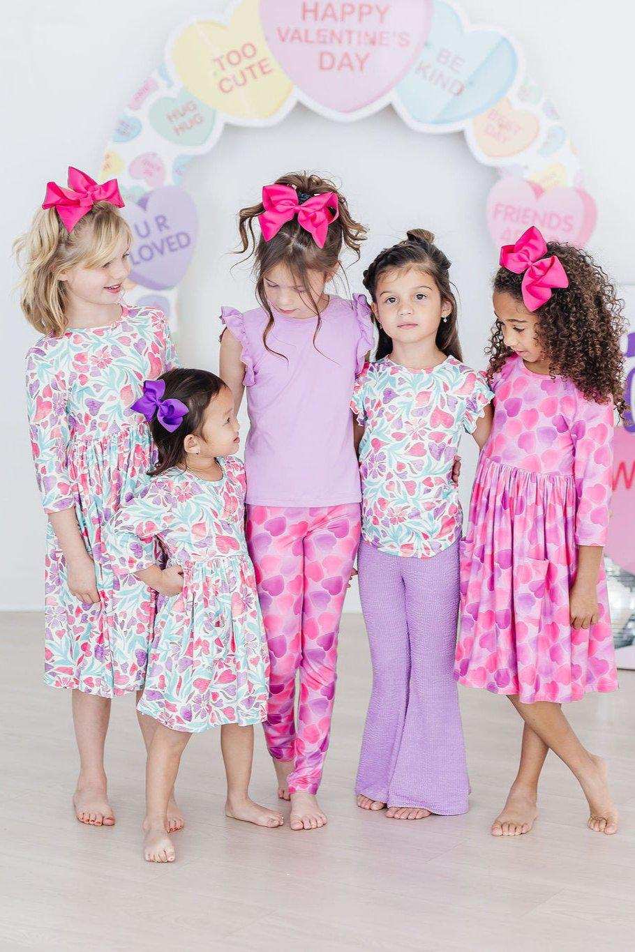 Happy Heart Day Leggings - Mila & Rose ® - Flyclothing LLC