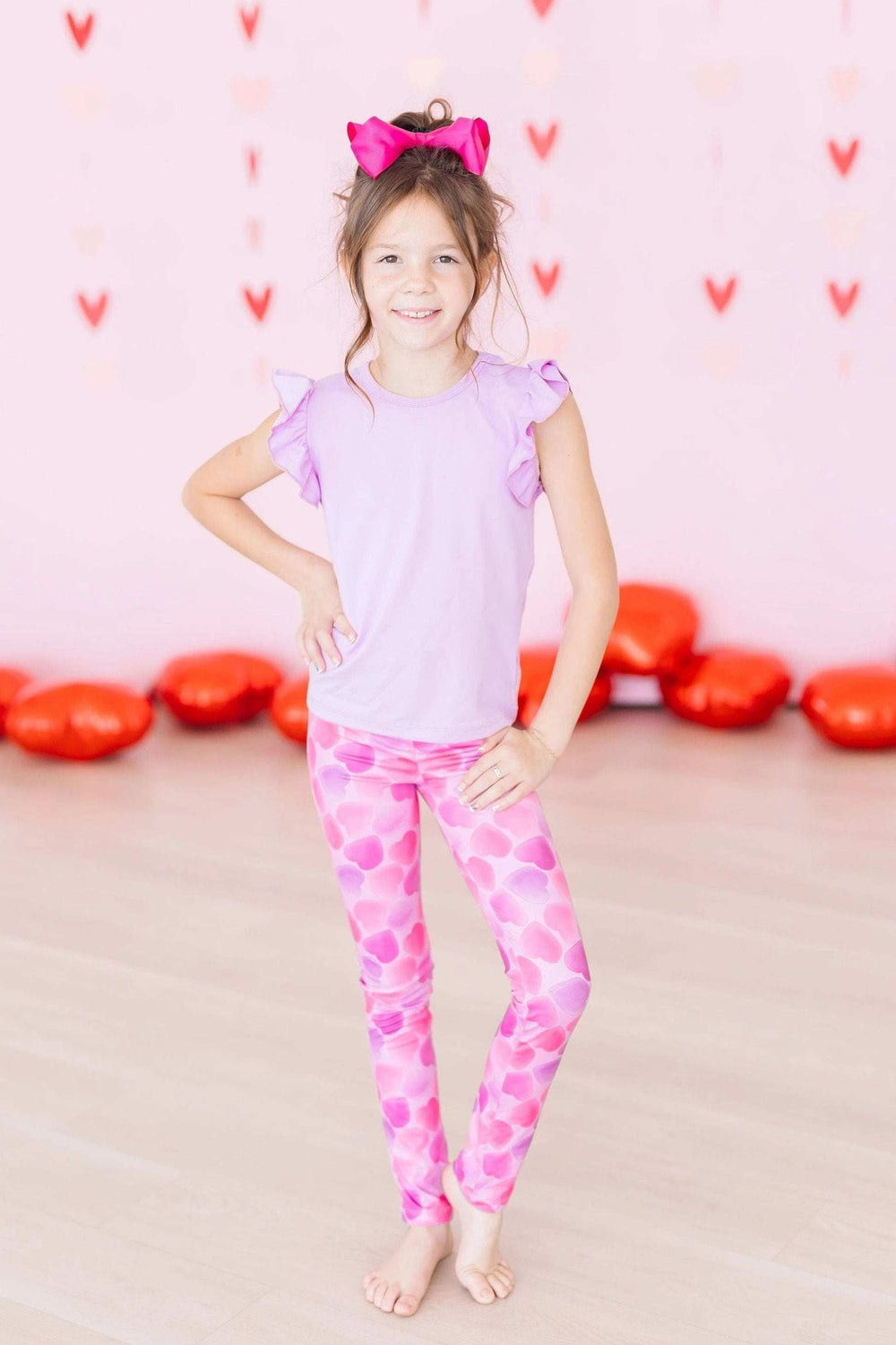 Happy Heart Day Leggings - Mila & Rose ® - Flyclothing LLC