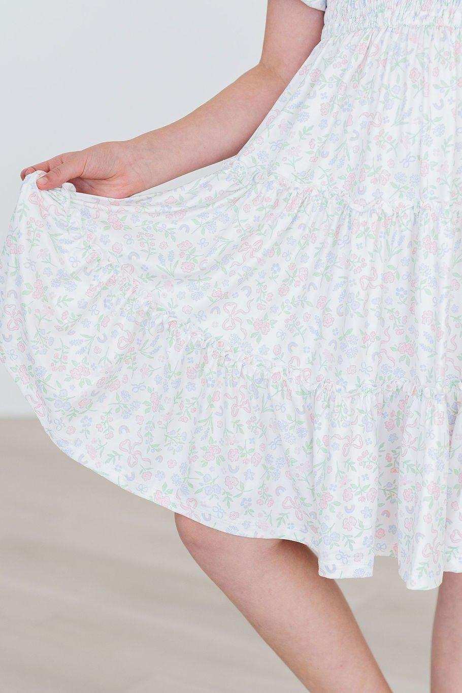 Cloud 9 Smocked Ruffle Dress - Mila & Rose ® - Flyclothing LLC