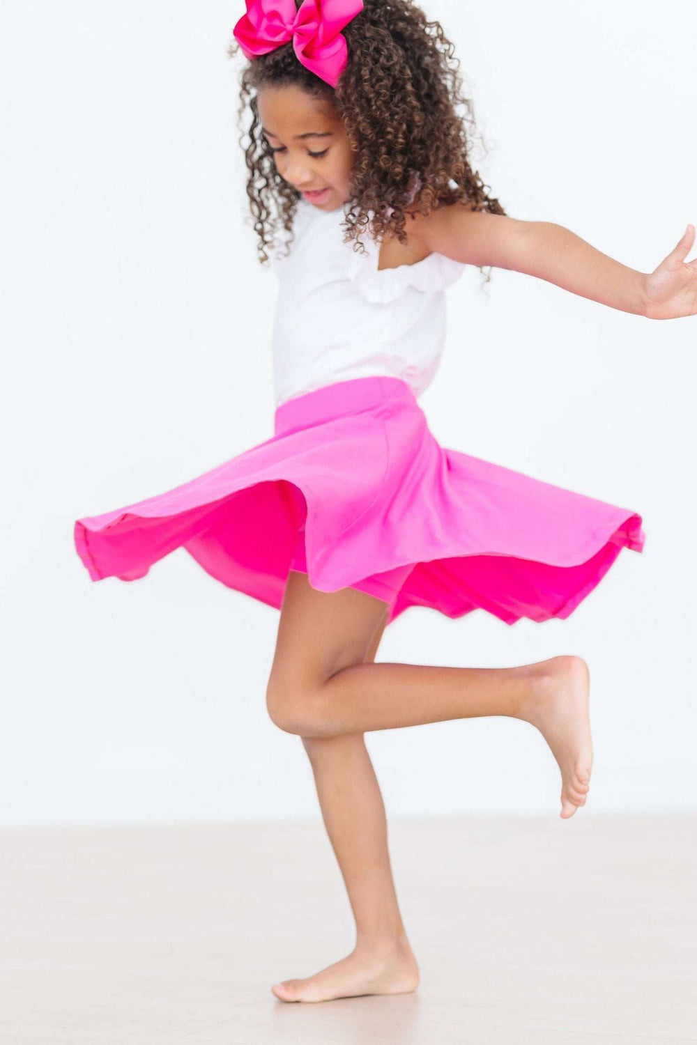 Hot Pink Twirl Skort - Mila & Rose ® - Flyclothing LLC