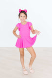 Hot Pink S/S Twirl Leotard - Mila & Rose ® - Flyclothing LLC