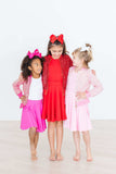Bubblegum Pink Twirl Skort - Mila & Rose ® - Flyclothing LLC