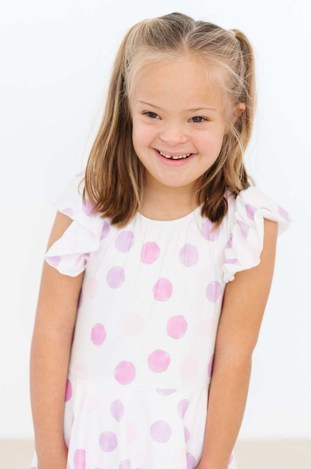 Pastel Polka Dot S/S Twirl Leotard - Mila & Rose ® - Flyclothing LLC