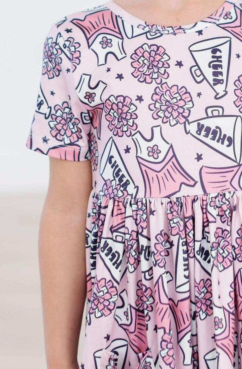 SALE Cheer S/S Pocket Twirl Dress - Mila & Rose ® - Flyclothing LLC