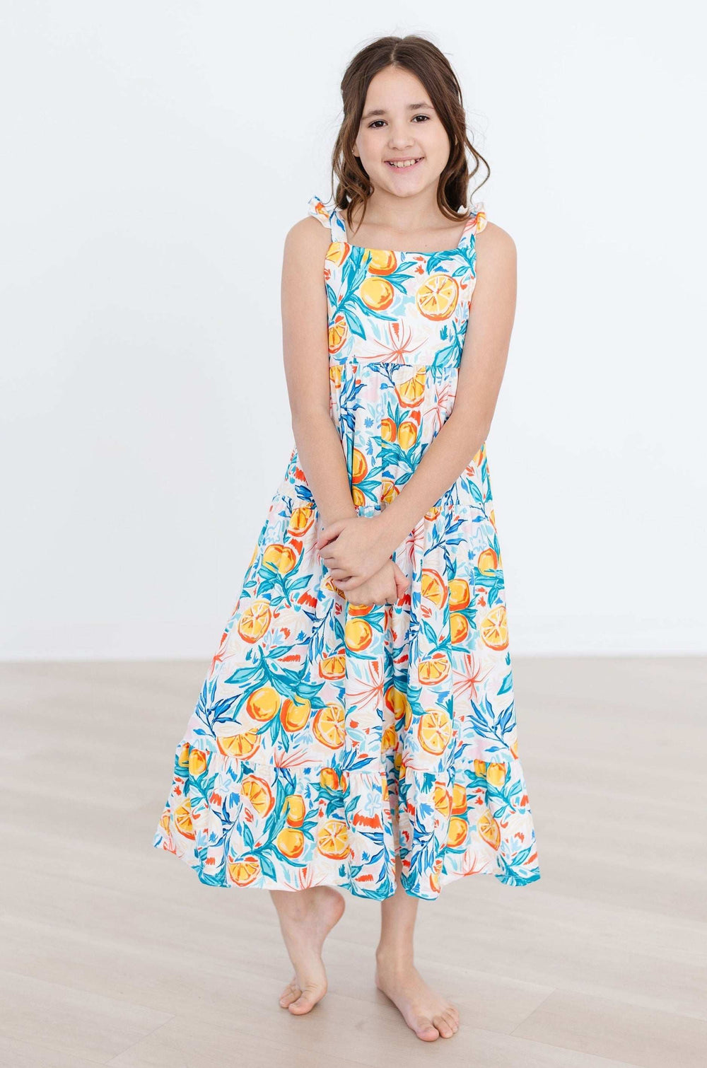 SALE Tropical Summer Ruffle Maxi Dress - Mila & Rose ® - Flyclothing LLC