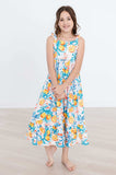 SALE Tropical Summer Ruffle Maxi Dress - Mila & Rose ® - Flyclothing LLC