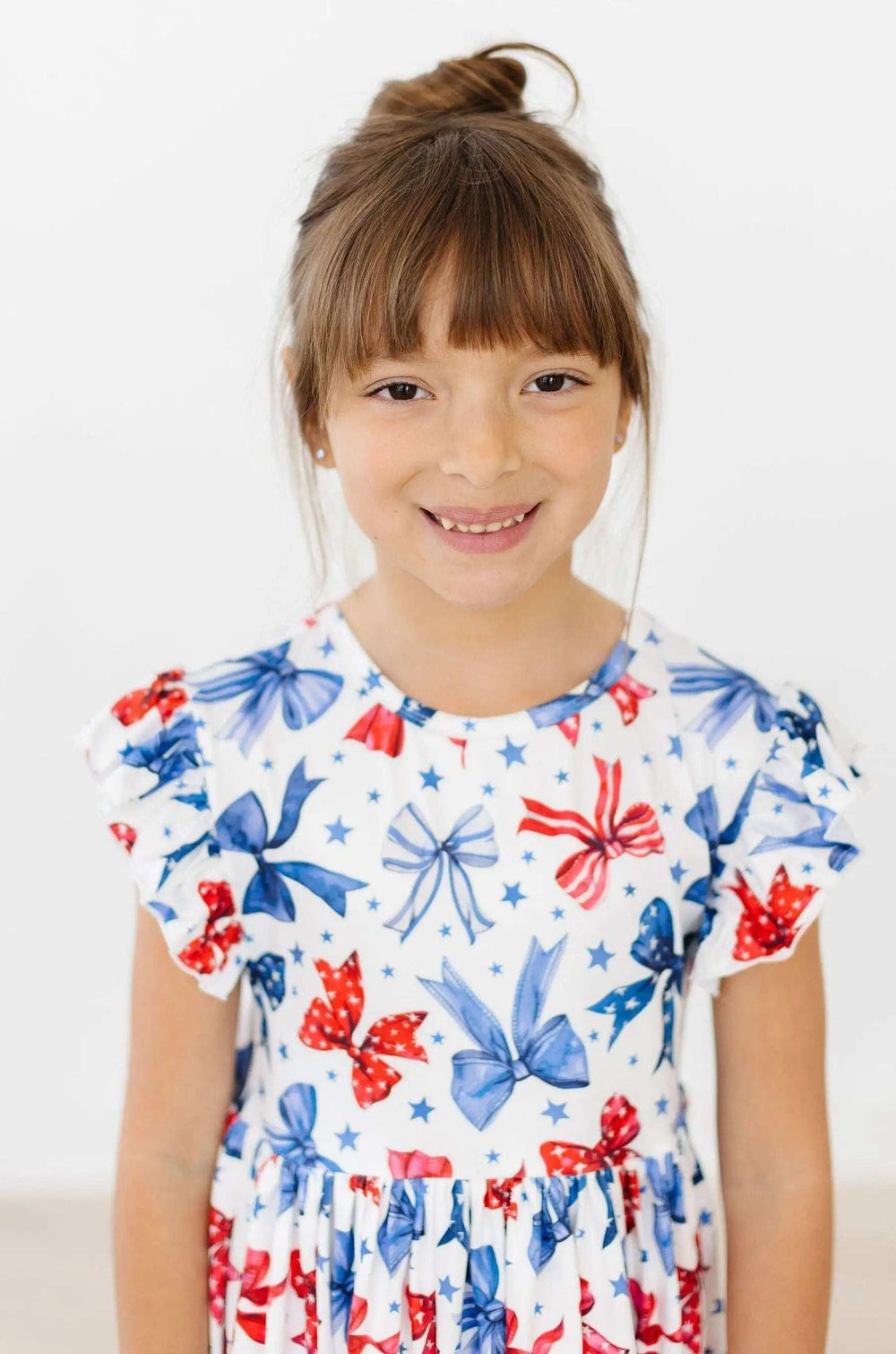 Born to Sparkle Flutter Sleeve Twirl Dress - Mila & Rose ® - Flyclothing LLC