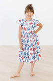 Born to Sparkle Flutter Sleeve Twirl Dress - Mila & Rose ® - Flyclothing LLC
