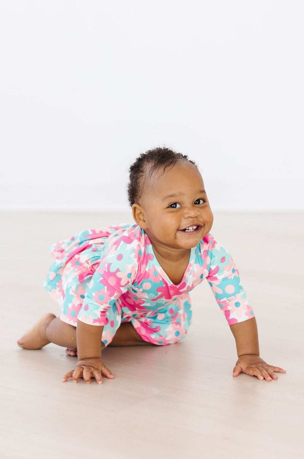 Petal Perfection 3/4 Sleeve Twirl Bodysuit - Mila & Rose ® - Flyclothing LLC