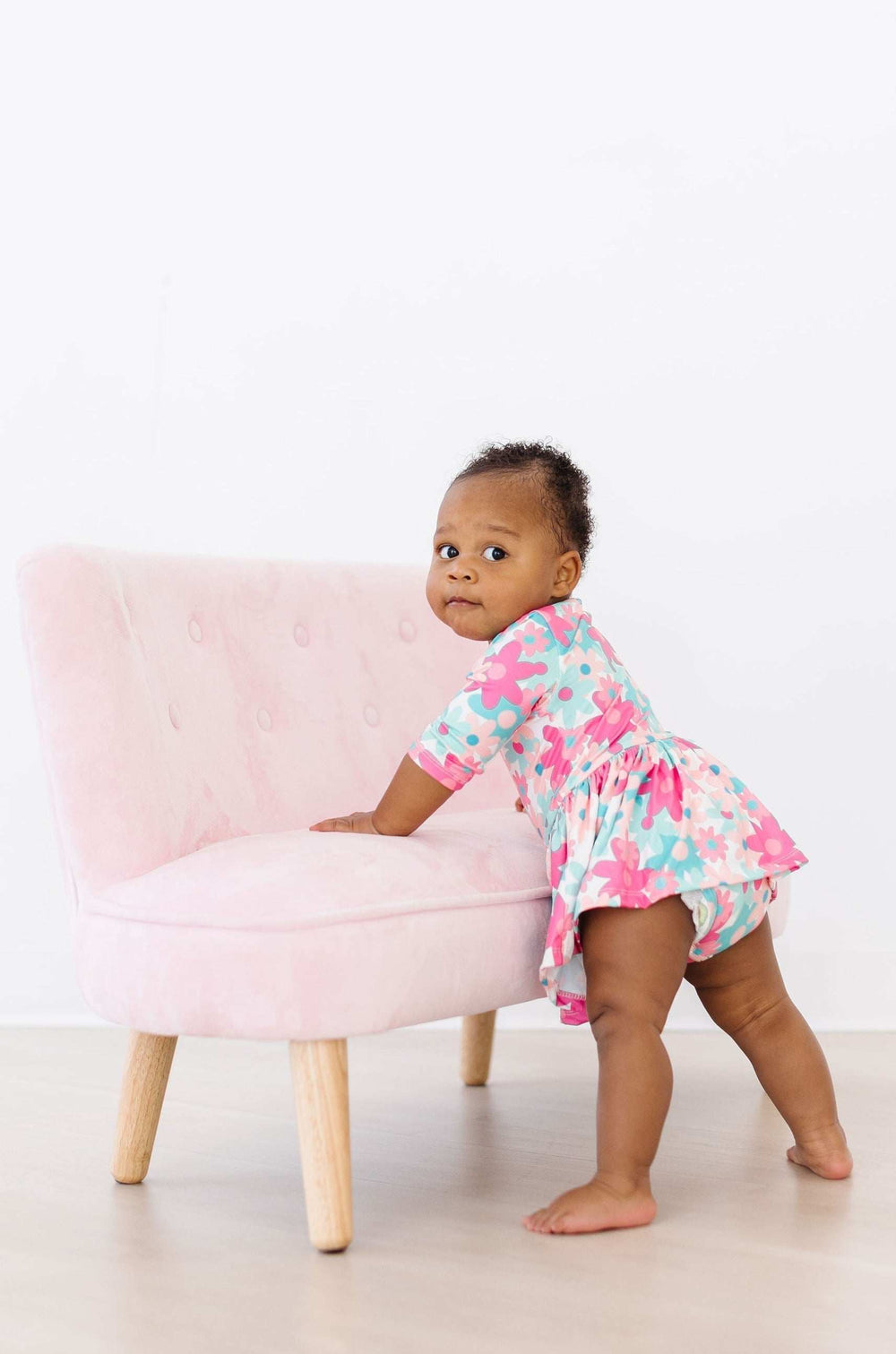 Petal Perfection 3/4 Sleeve Twirl Bodysuit - Mila & Rose ® - Flyclothing LLC