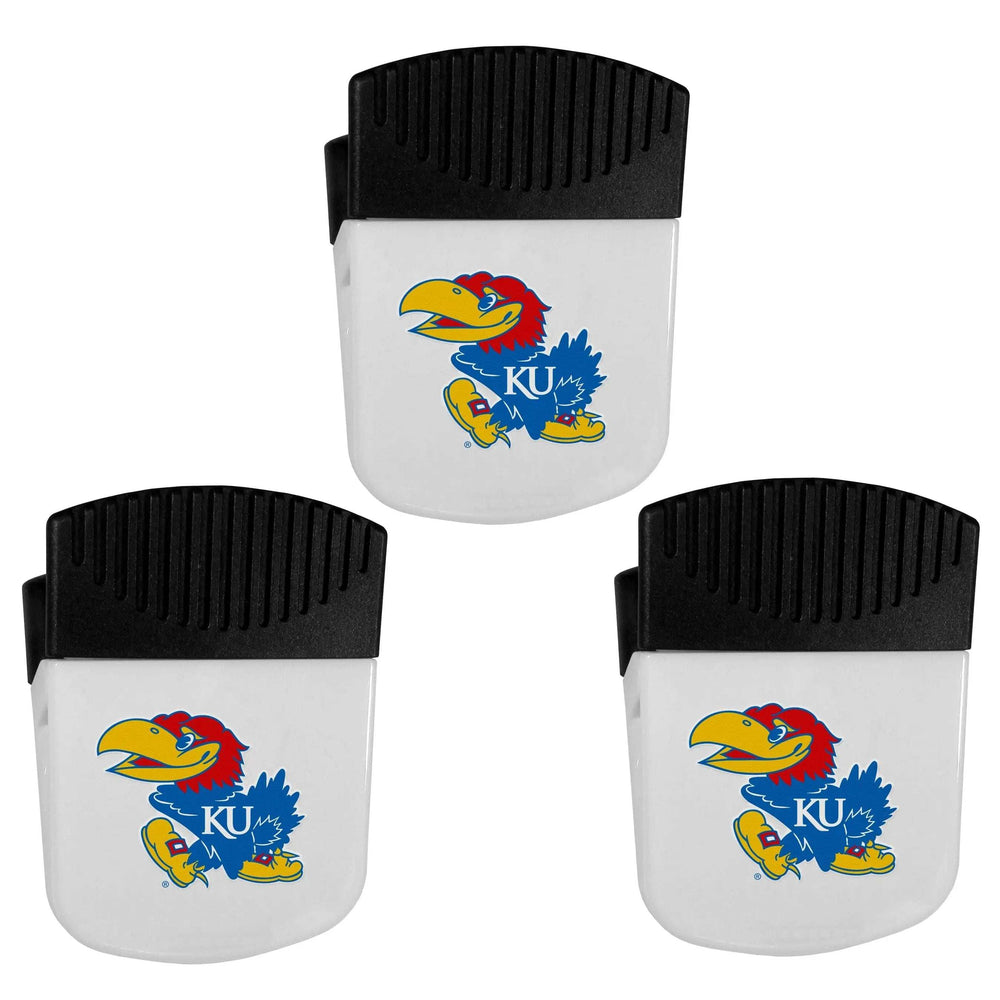 Kansas Jayhawks Chip Clip Magnets, 3pk - Kansas Jayhawks - Flyclothing LLC