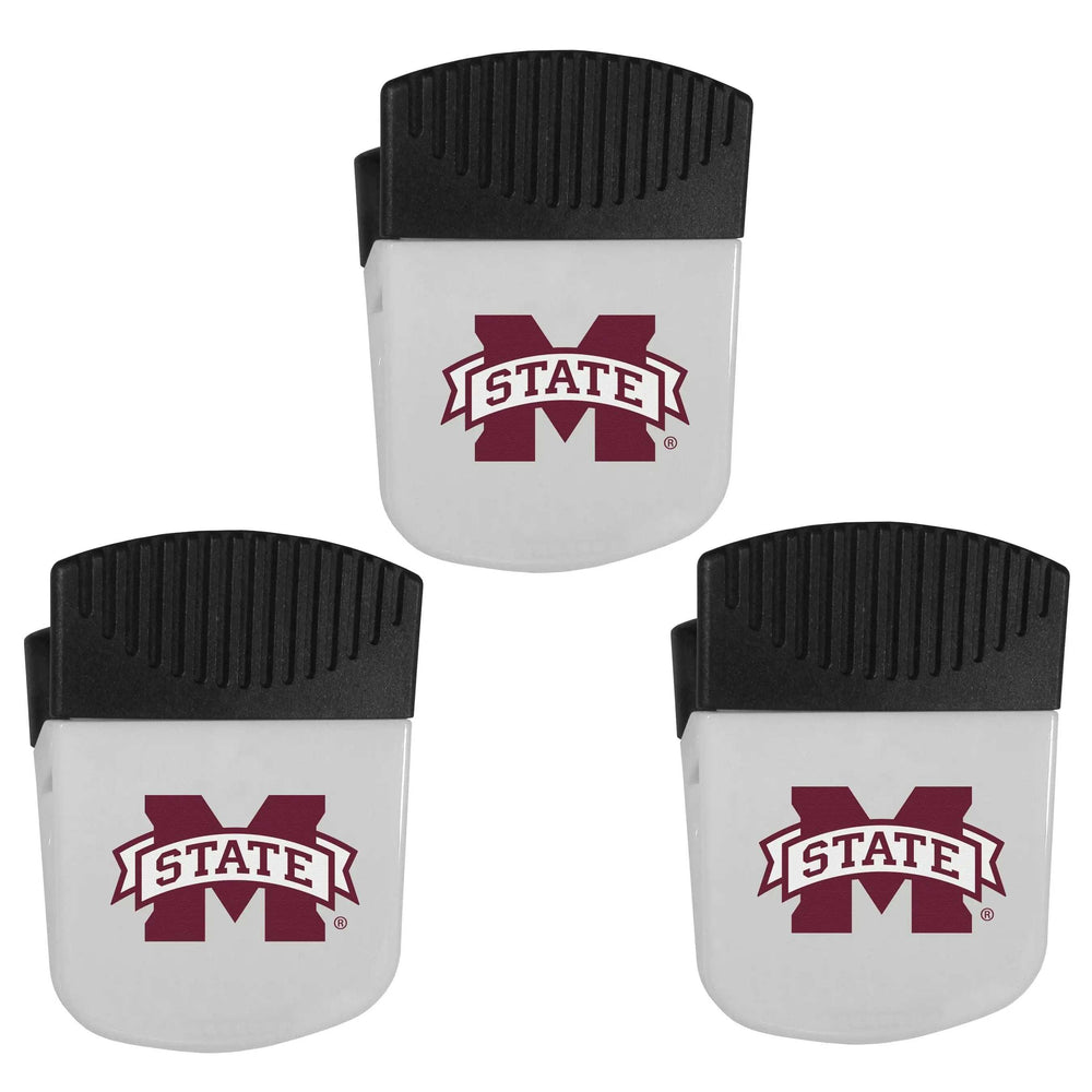 Mississippi St. Bulldogs Chip Clip Magnets, 3pk - Mississippi St. Bulldogs - Flyclothing LLC