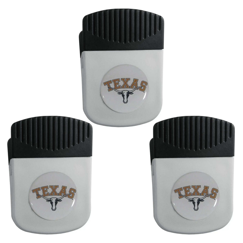 Texas Longhorns Chip Clip Magnet with Bottle Opener, 3pk - Texas Longhorns - Flyclothing LLC