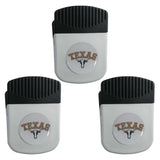 Texas Longhorns Chip Clip Magnet with Bottle Opener, 3pk - Texas Longhorns - Flyclothing LLC