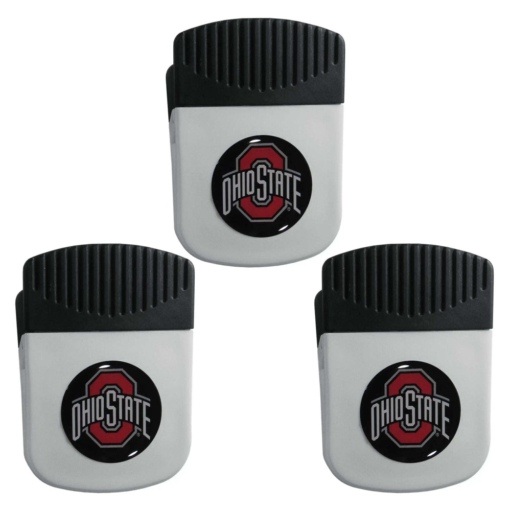 Ohio St. Buckeyes Chip Clip Magnet with Bottle Opener, 3pk - Ohio State Buckeyes - Flyclothing LLC