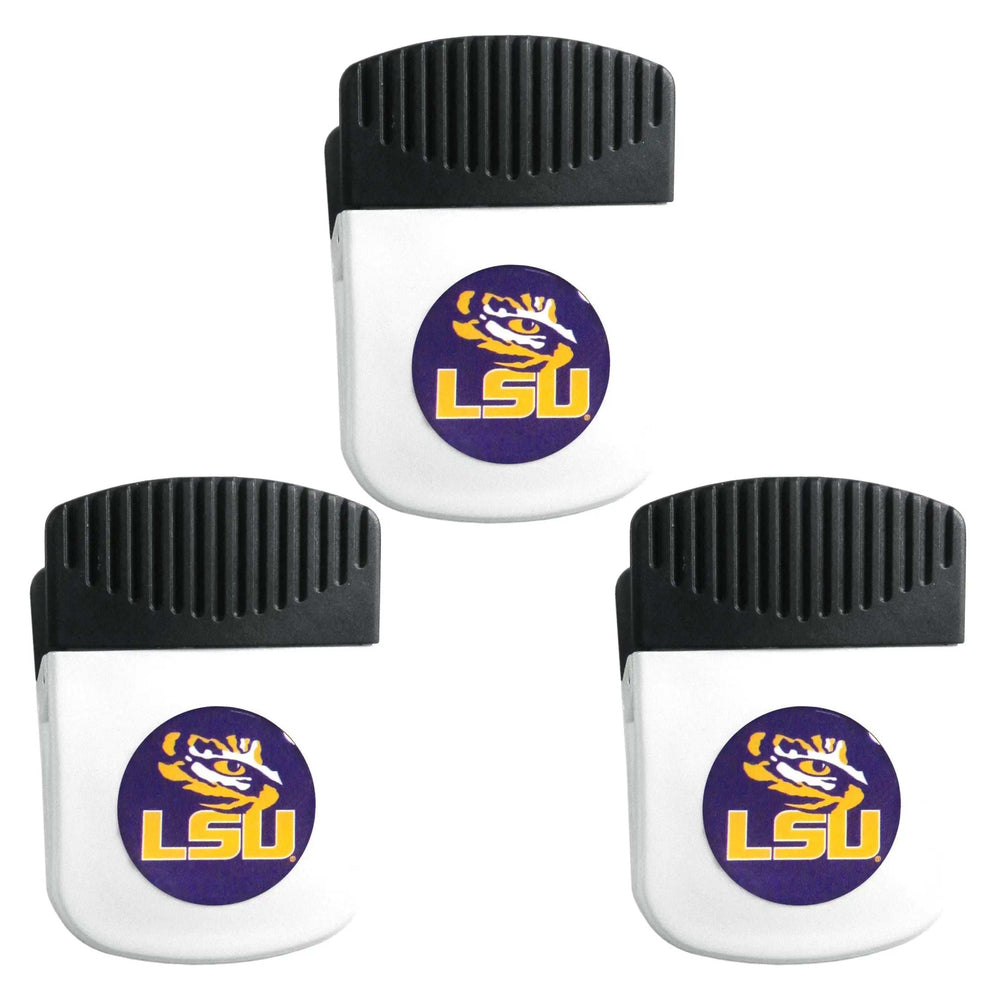 LSU Tigers Chip Clip Magnet with Bottle Opener, 3pk - LSU Tigers - Flyclothing LLC