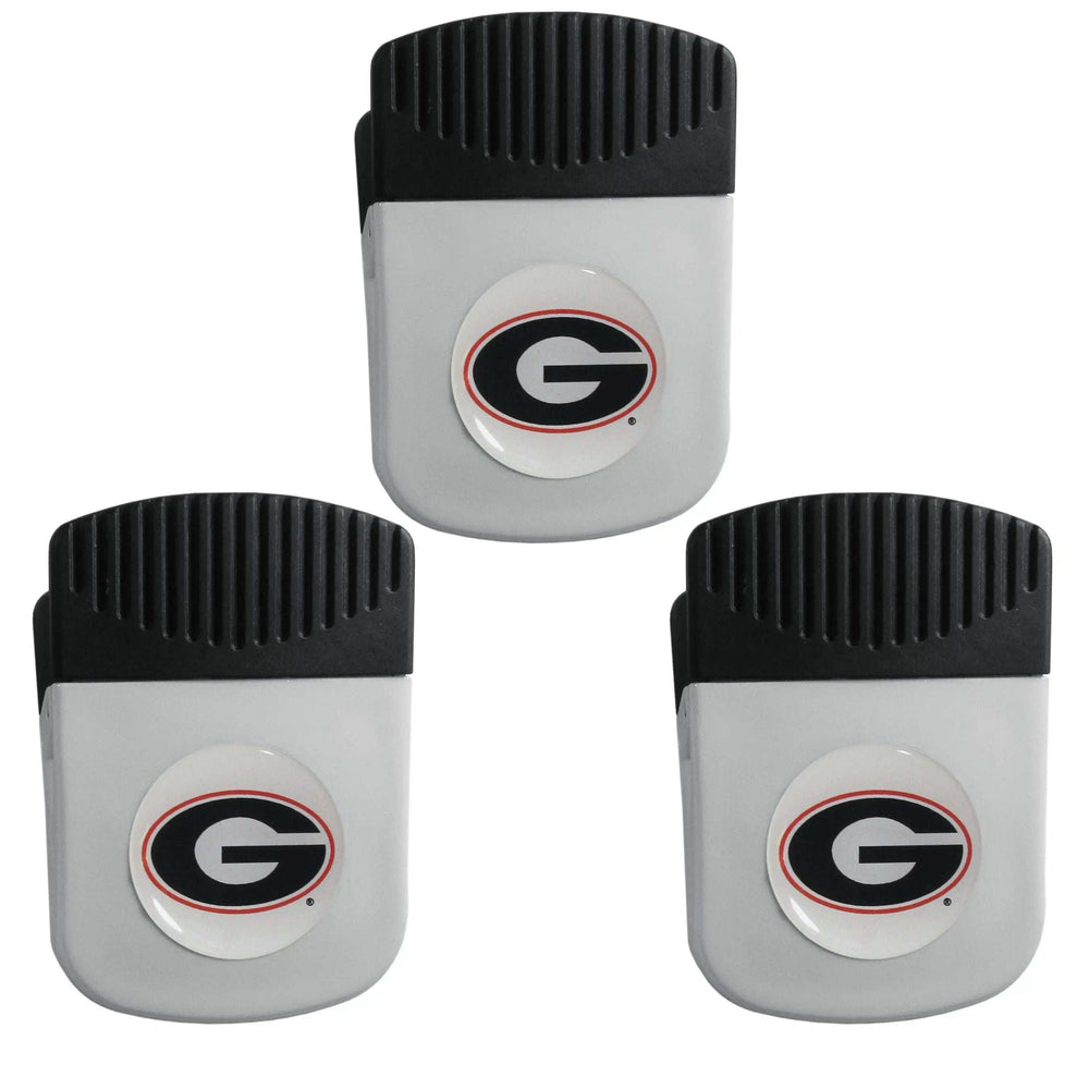 Georgia Bulldogs Chip Clip Magnet with Bottle Opener, 3pk - Georgia Bulldogs - Flyclothing LLC