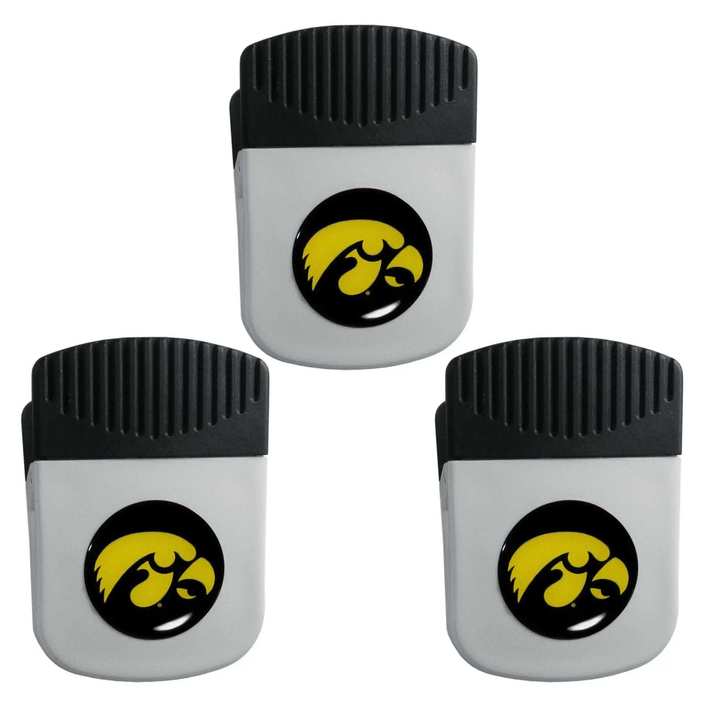 Iowa Hawkeyes Chip Clip Magnet with Bottle Opener, 3pk - Iowa Hawkeyes - Flyclothing LLC