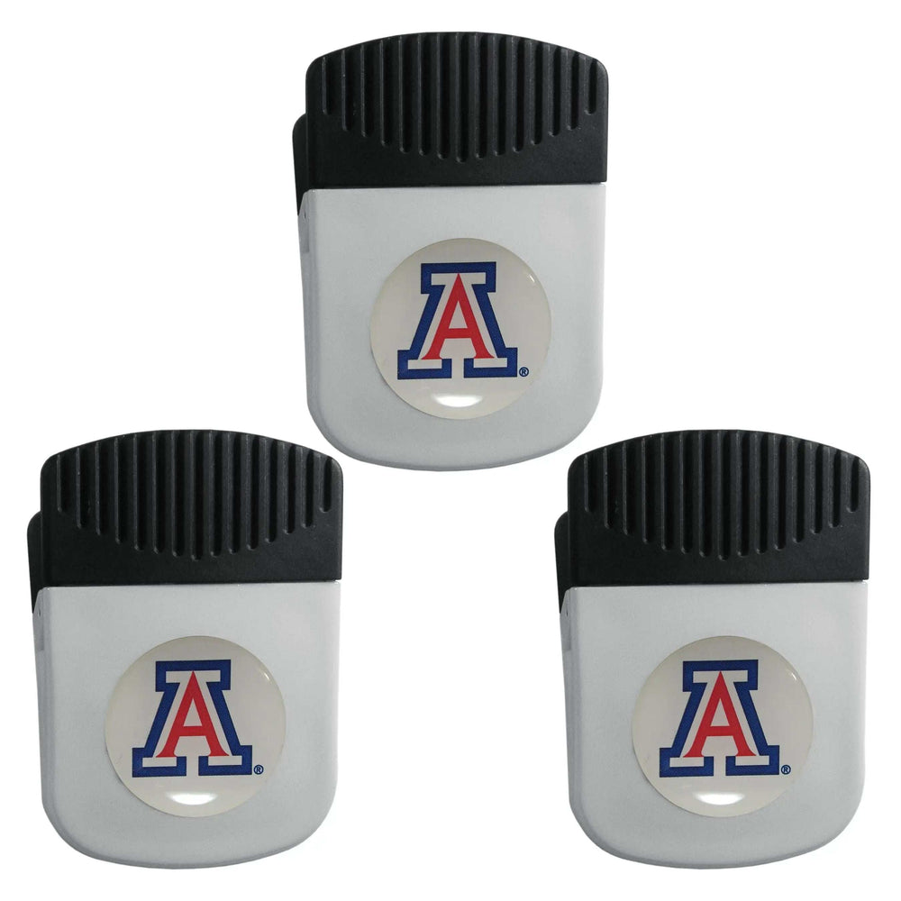 Arizona Wildcats Chip Clip Magnet with Bottle Opener, 3pk - Arizona Wildcats - Flyclothing LLC