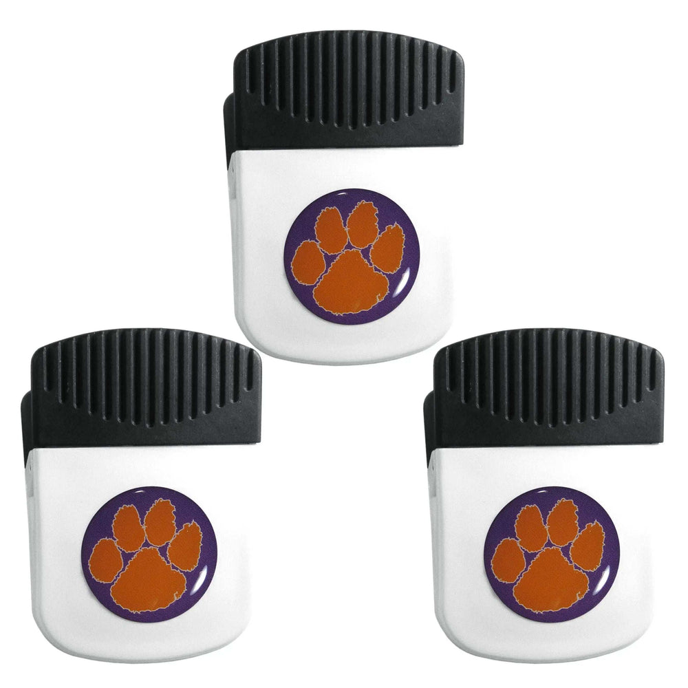 Clemson Tigers Chip Clip Magnet with Bottle Opener, 3pk - Clemson Tigers - Flyclothing LLC