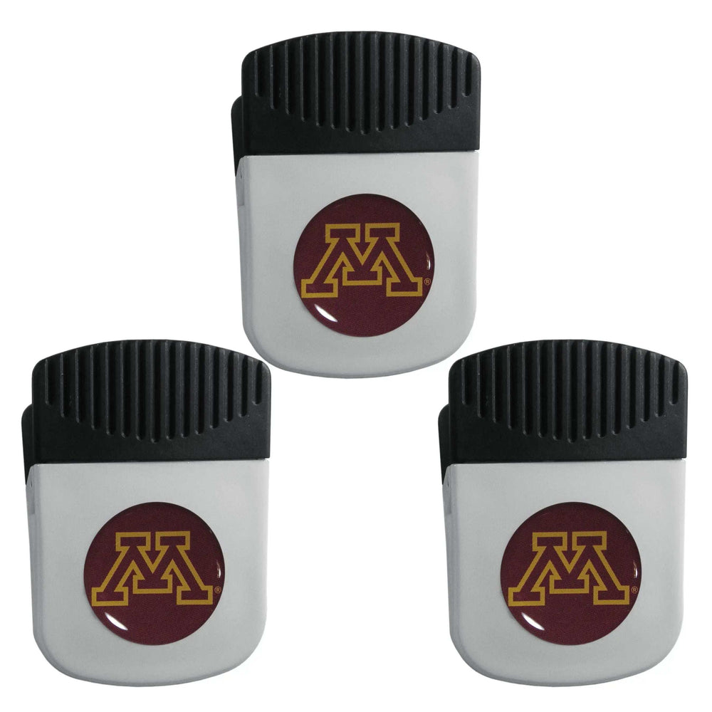 Minnesota Golden Gophers Chip Clip Magnet with Bottle Opener, 3pk - Minnesota Golden Gophers - Flyclothing LLC