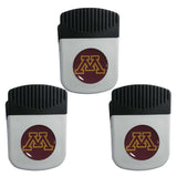 Minnesota Golden Gophers Chip Clip Magnet with Bottle Opener, 3pk - Minnesota Golden Gophers - Flyclothing LLC
