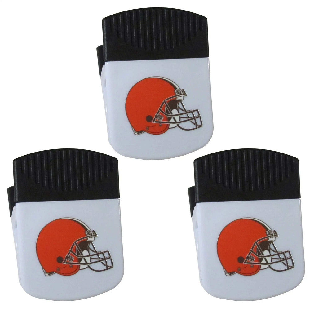 Cleveland Browns Chip Clip Magnets, 3pk - Cleveland Browns - Flyclothing LLC