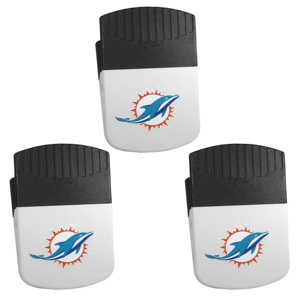 Miami Dolphins Chip Clip Magnets, 3pk - Miami Dolphins - Flyclothing LLC