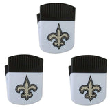 New Orleans Saints Chip Clip Magnets, 3pk - New Orleans Saints - Flyclothing LLC