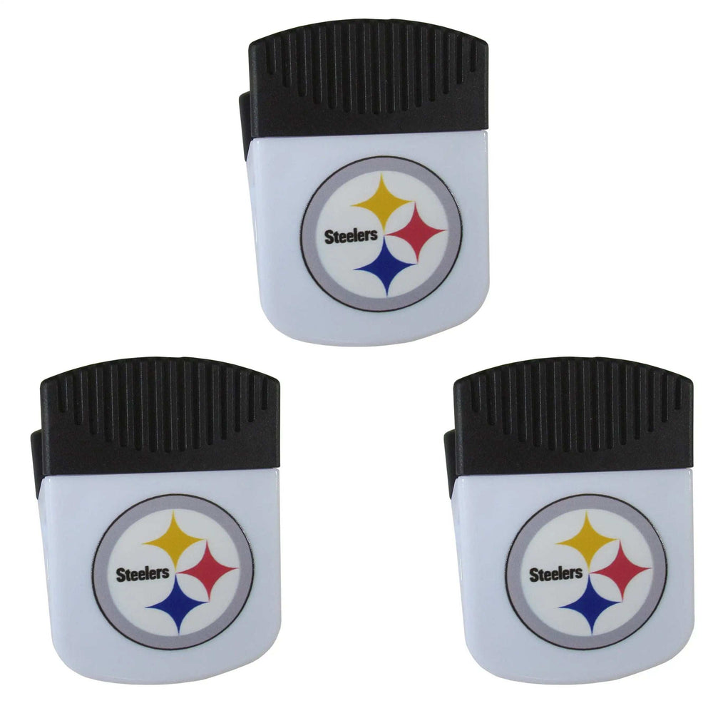 Pittsburgh Steelers Chip Clip Magnets, 3pk - Pittsburgh Steelers - Flyclothing LLC
