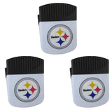 Pittsburgh Steelers Chip Clip Magnets, 3pk - Pittsburgh Steelers - Flyclothing LLC